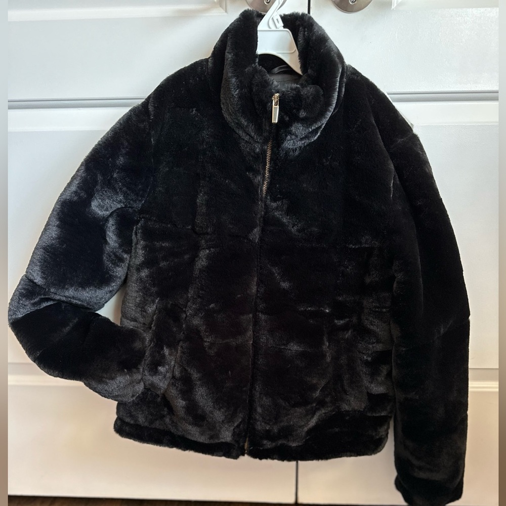 Zara faux fur coat